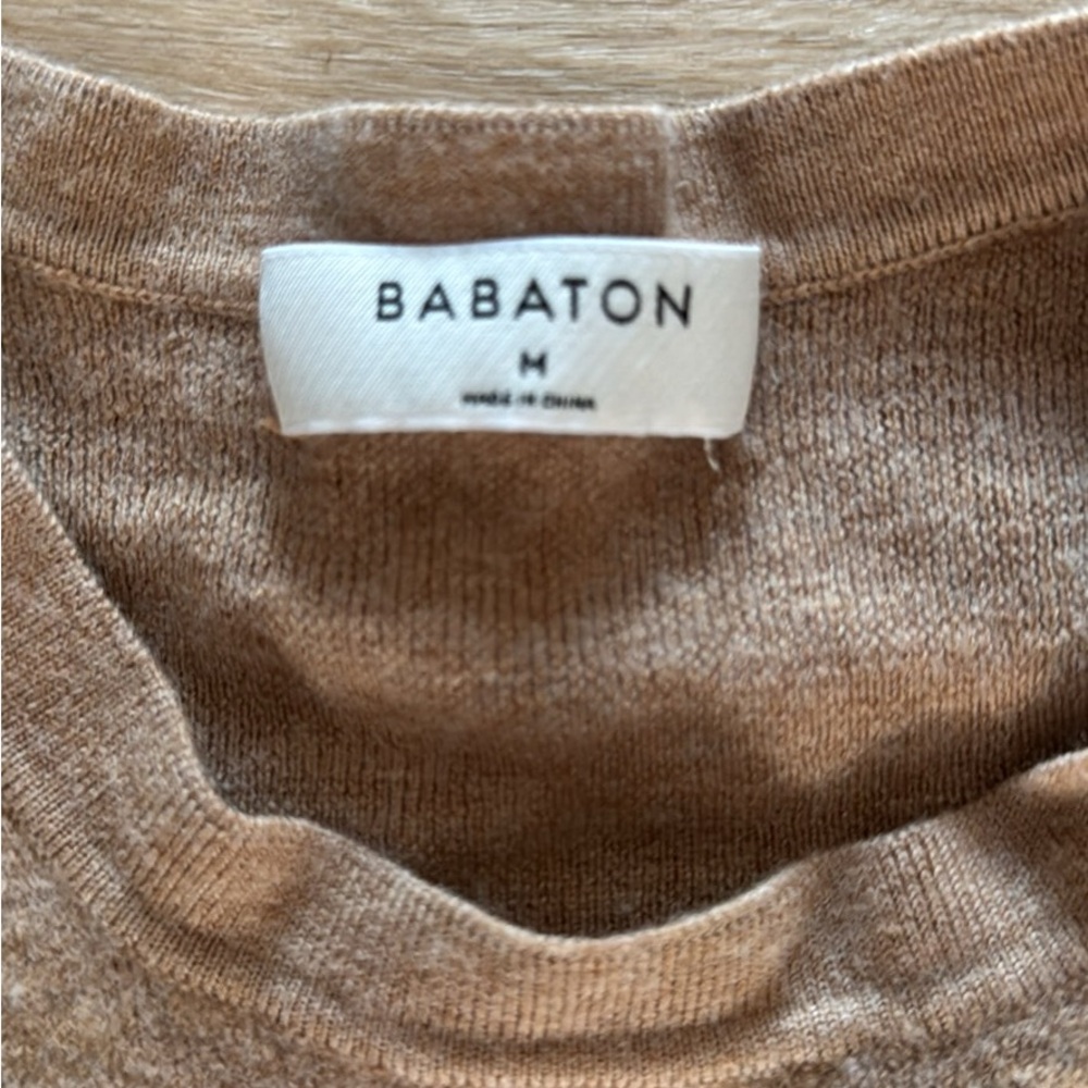 Babaton Light Brown Crew Neck Sweater - Picture 2 of 2